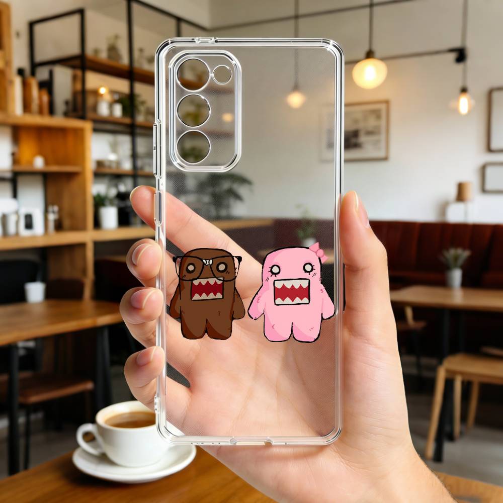 Cute D-Domo-kun-N Phone Case For Samsung Galaxy A91,80,73,72 ,71,53,52,32 ,31,22,21s,20,Transparent Case