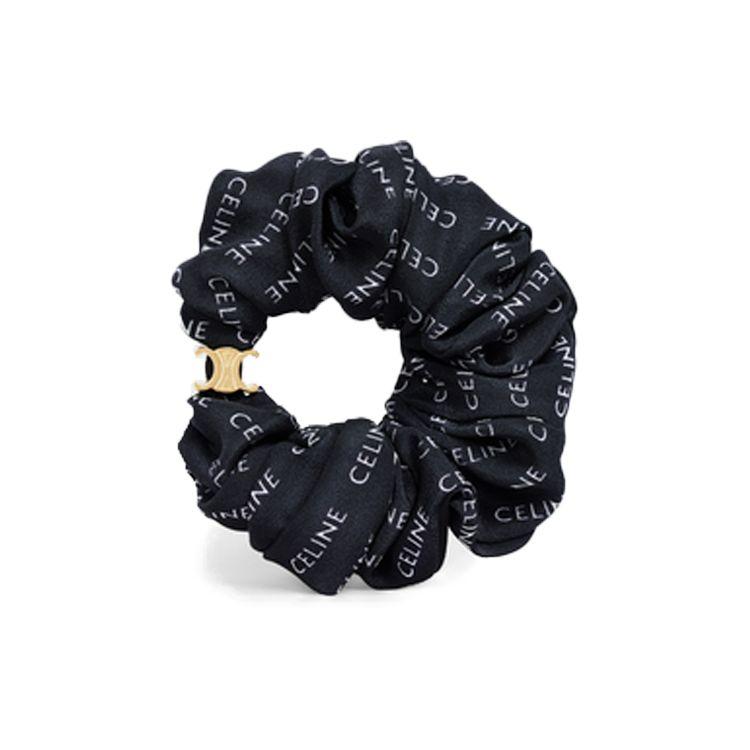

Celine Gold-Plated Brass Silk Hair Tie Women accessories 46Y352SIB-35OB Gold/Black,F