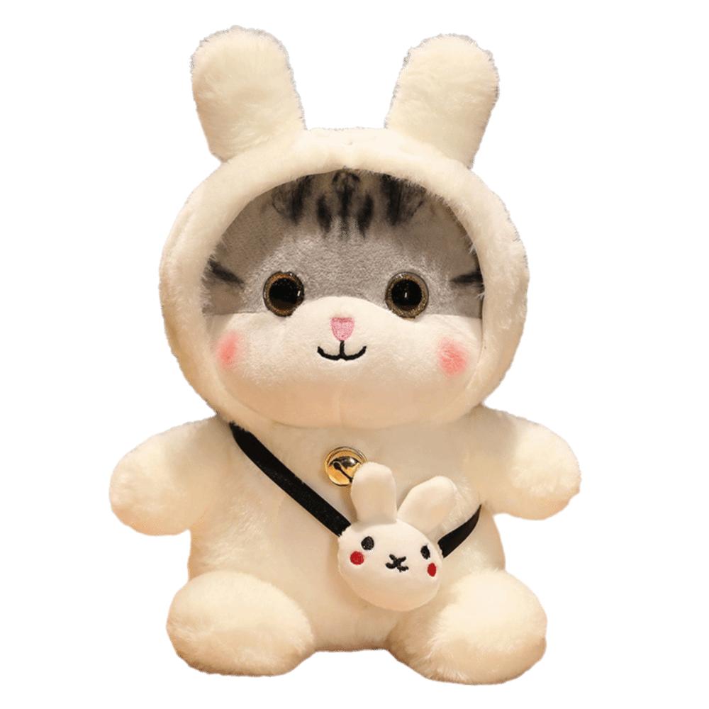 

Kawaii Design Stuffed Animal Toy Soft Material Cat Plush Toy Cartoon Cat Doll Room Decor 30cm-Style 2