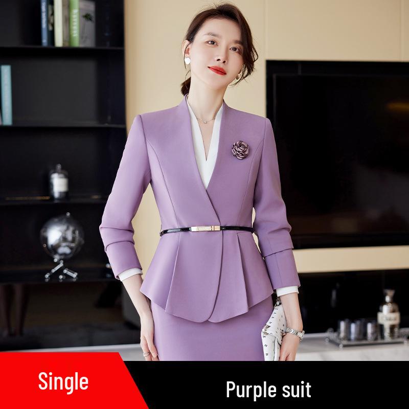 Luxury Women's Professional Suit Set for Beauty Salons, Jewelry Stores, and Medical Receptionists