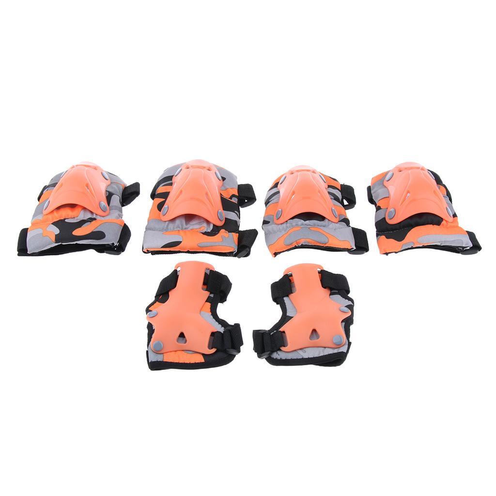 Kids Outdoor Sports Protective Gear Set Knee Elbow Hand Pads for Roller Skating Bicycle Scooter Children