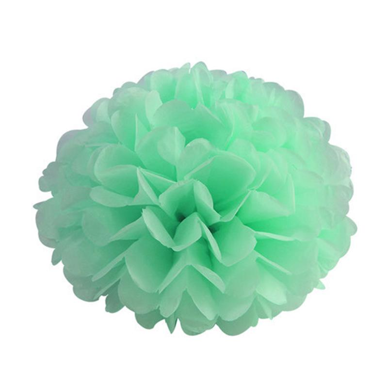 5pcs 6''-12'' Tissue Paper Pompoms Wedding Decorative Paper Flowers Ball Baby Shower Birthday Party Decoration Paper Pom Poms