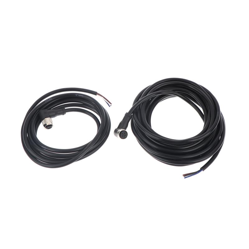 2/5Meters Aviation Plug Lead 4-pin Air Plug Cable With Straight Or Bend Female Head Used For M12 M18 Inductive Proximity Sensor