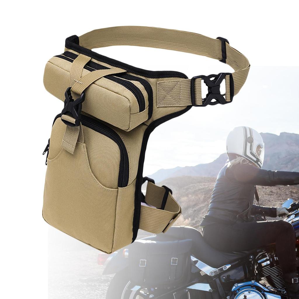 Motorcycle Thigh Bag with Secure Closure for Outdoor Adventures