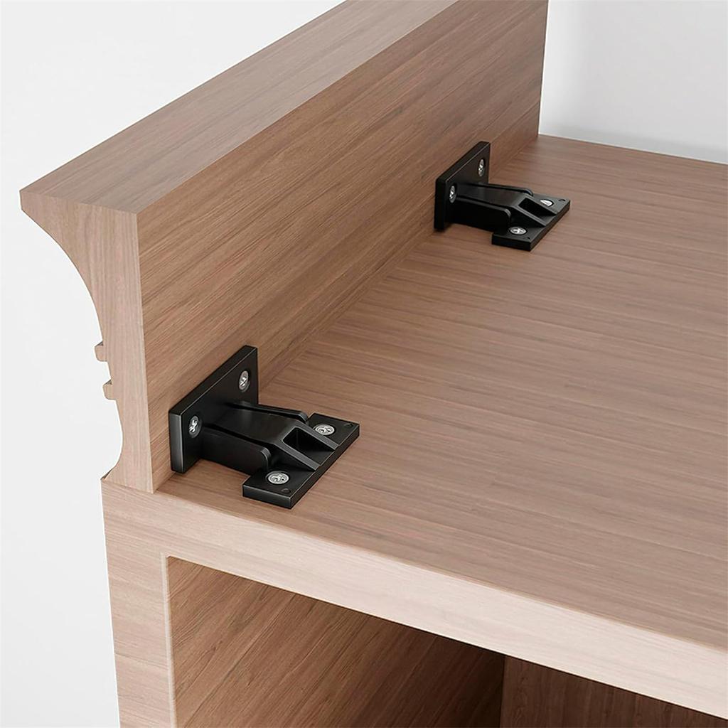 20Pcs Push In Plinth Fasteners Fittings Press Fit Panel Clip Furniture Connectors Bracket Plastic Connection Fasteners