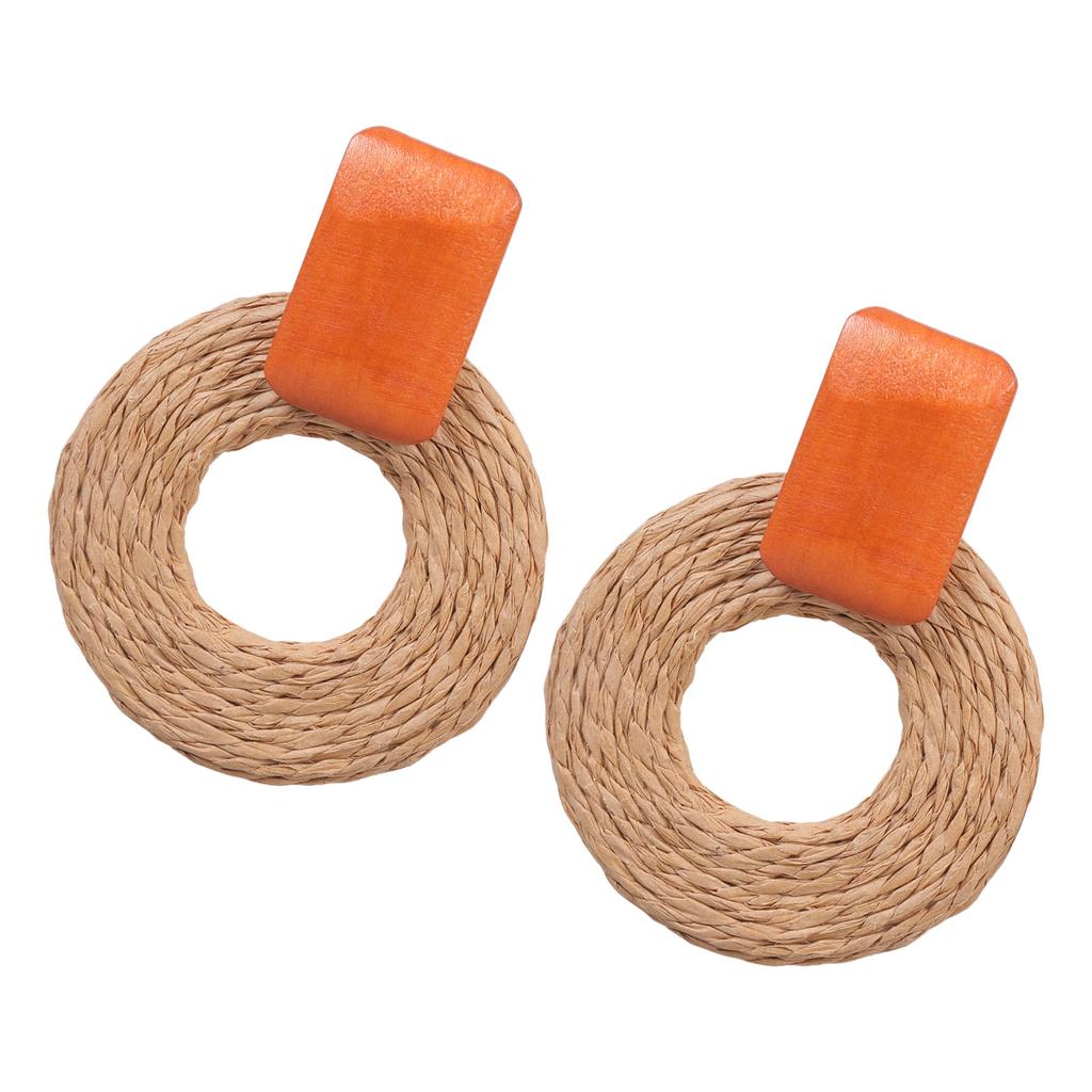 Allergy Proof Wood Drop Earrings Artisanal Handcrafted Bohemian Jewelry Natural Sustainable Material Ear Accessory