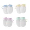 4 Pairs Nylon Baby Gloves Seasons Anti-Scratching Kids Accessories Anti-grasping Scratch Mittens Hand-guard Supplies