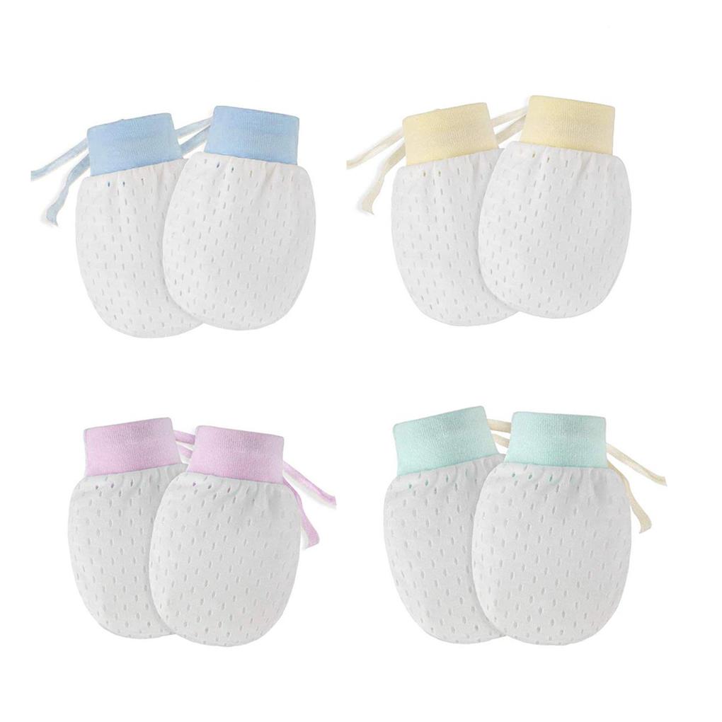 

4 Pairs Nylon Baby Gloves Seasons Anti-Scratching Kids Accessories Anti-grasping Scratch Mittens Hand-guard Supplies