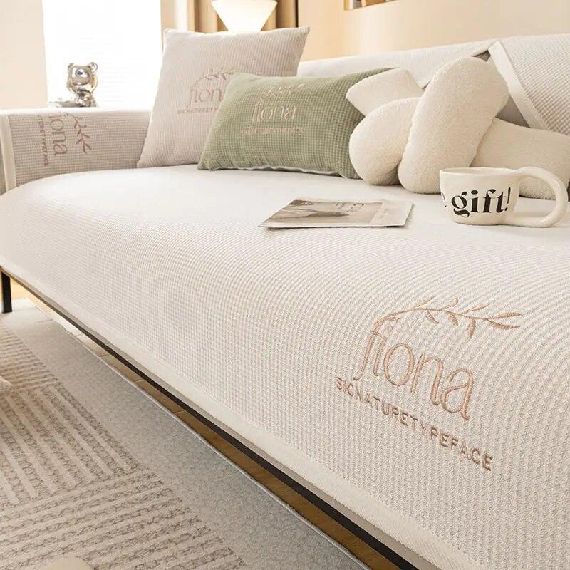 

Универсальный чехол для дивана из синели Four Seasons, однотонное полотенце для гостиной, подушка для дивана, Нескользящая подушка для дивана, чехол на спинку 70x70cm 1pcs