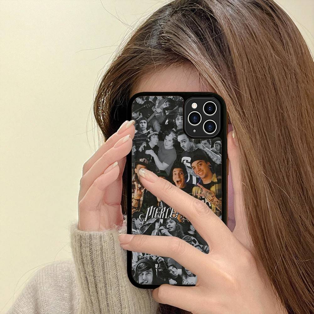 P-Pierce The Veil Band Phone Case For IPhone 17 16 15 14 13 Plus 12 11 Pro Max PC+TPU Cases Back Cover