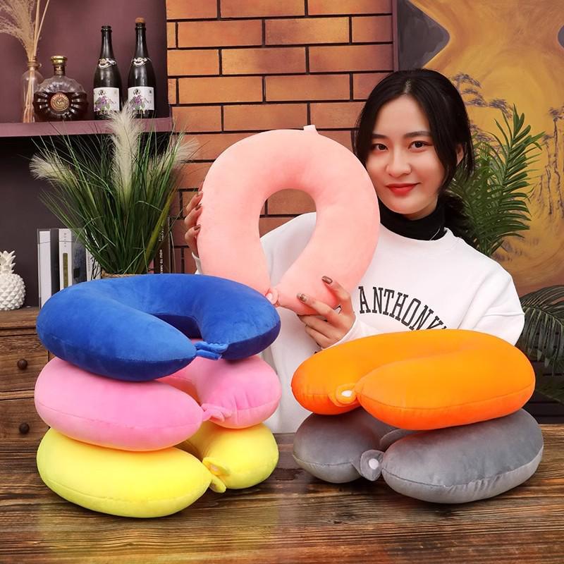 U-Shaped Travel Neck Pillow - Cervical Spine Support for Car, Nap, and Sleeping