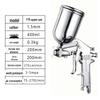 Pneumatic Paint Spray Gun with 750cc Top Cup