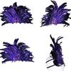 Colorful Feather Headpiece Brazilian Carnival Feather Headdress Stage Headpiece  Carnival Events