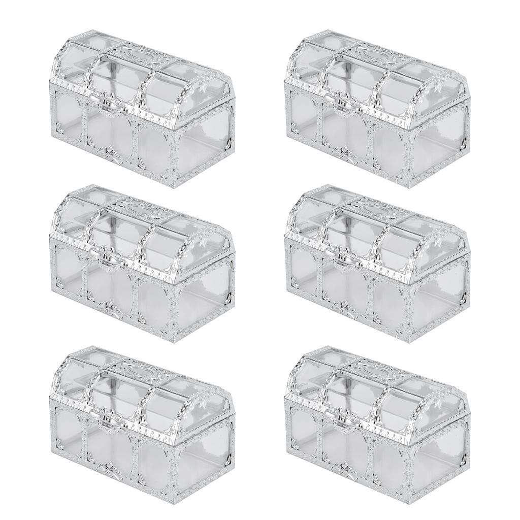 12PCS Hollow Out Candy Box Chocolate Gift Treat Boxes Container Case Wedding Party FavorL Silver