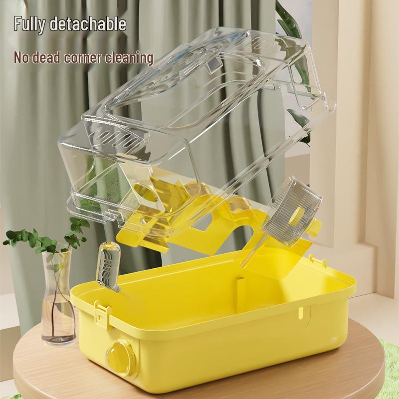 Luxury Acrylic Travel Cage for Baby Golden Hamsters