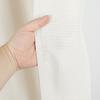 Luxury Linen Shower Curtain with Hooks Bathroom Waterproof Thick Fabric Bath Curtains Bathtub Large Bathing Cover