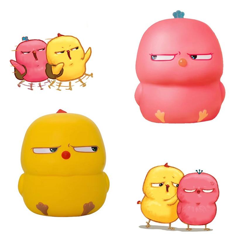 Warbie The Bird Small Yellow Chicken Stress Reliever Toy For Office And Home Use Perfect For Anxiety Relief And Relaxation