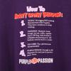 SCREEN STARS 90s Old Short sleeve T-shirt Purple Single stitch back print Men's Used