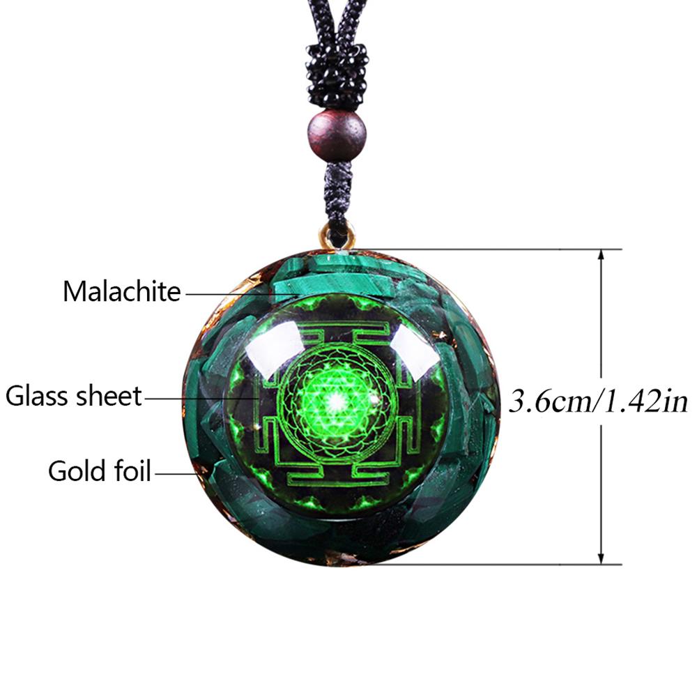 Crystal Pendant Quartz Chakra Necklace for Women Men Jewelry Gift