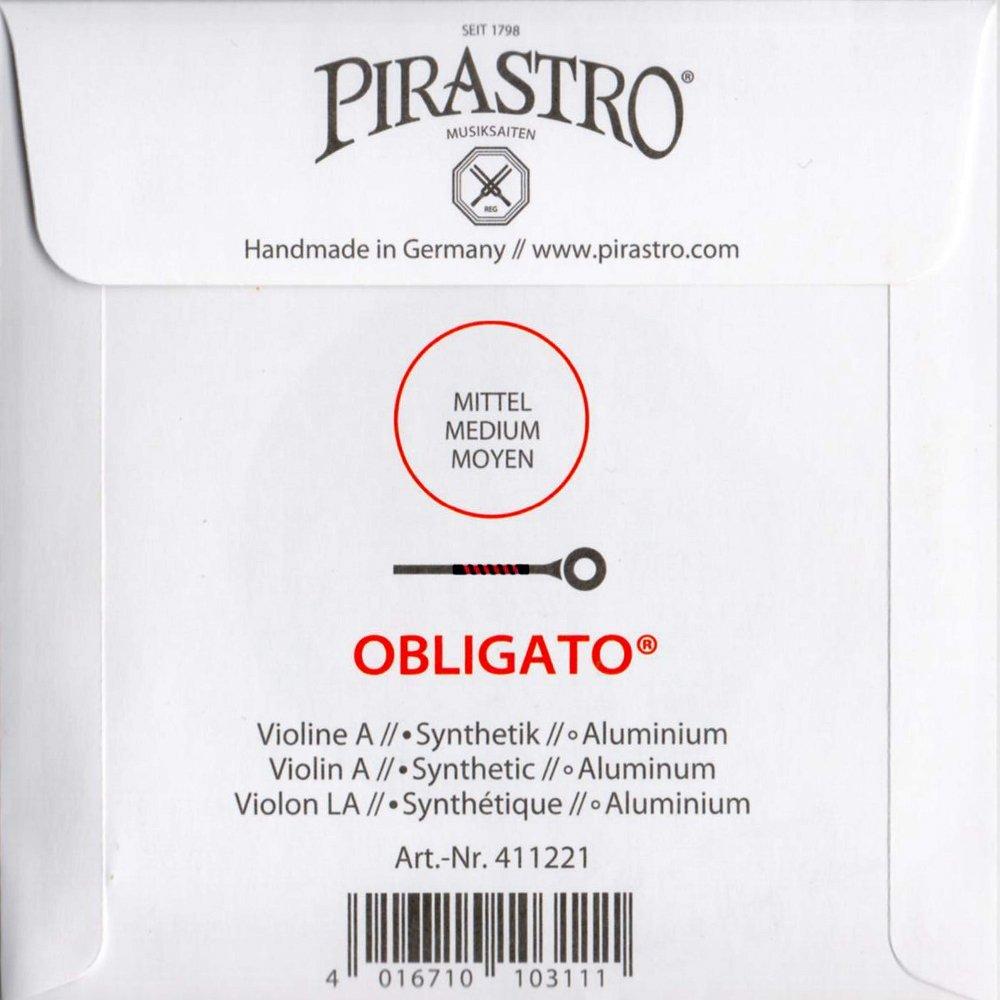 Pirastro Obligator E Gold Violin String Set E Ball End