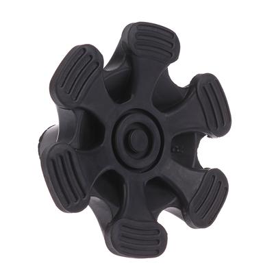 19mm Koncovky holí 6-sloupkový design Protiskluzová gumová podložka na konec berle S pro vycházkovou hůl Střeleckou hůl Koncovky berlí Příslušenství