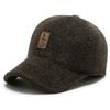Hat Men's Winter Fleece Ear Protector Warm Cap Dad Grandpa Outdoor Cold Baseball Cotton Hat