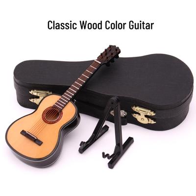 Figurita de Guitarra Clásica Mini Cutaway - Instrumento de Muñeca Folclórica para Cumpleaños, Graduaciones o Regalos de Navidad para Adultos