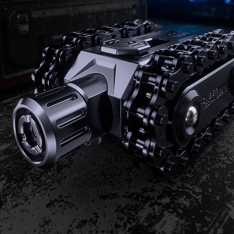 Mini Tank 002 EDC Stress Relief Toy - Press Rotate & Slide Features Fidget Spinner Fidget Toy Stress Relief Toys Gift