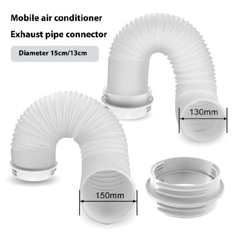 Leakproof Portable Air Conditioning Hose Interfaces Coupler Exhaust Adapter Plastic Texture Perfect for Exhaust Systems