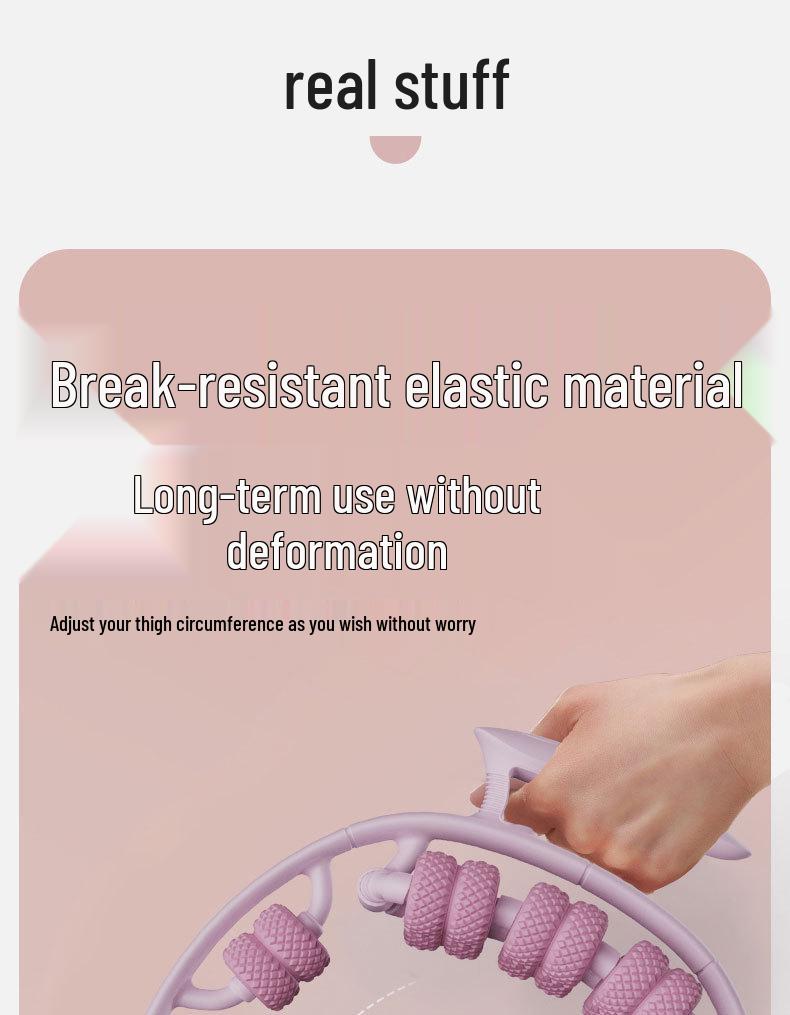 26-Wheel Ring Leg Massager: Relax Calf Muscles, Slim Legs, and Enhance Beauty with This Yoga Massage Roller