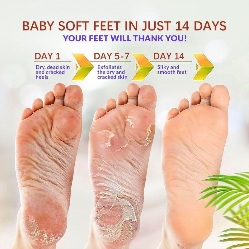 Vitamin C Orange Nourishing Foot Mask, Hydrating, Moisturizing, Removing Dead Skin, Exfoliating, Beautifying Foot Mask, Foot Mask