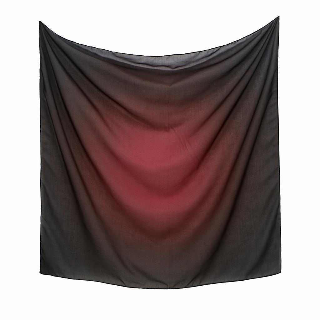 110*110Cm Gradient Color Square Scarf Women Muslim Hijab Turban Headscarf Shawls Head Wrap Scarves Islamic Sjaal Bandanas