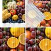 2D plat Fotografie Achtergrond Feest Achtergrond Kleurrijk Vers Product Arrangement 100% Polyester Levendige Reünie Perfect voor