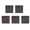 5Pcs 6x6cm Self Recoverying Mat Black Paper Cutting Board Anti Slip Craft Mat  Clay Modeling
