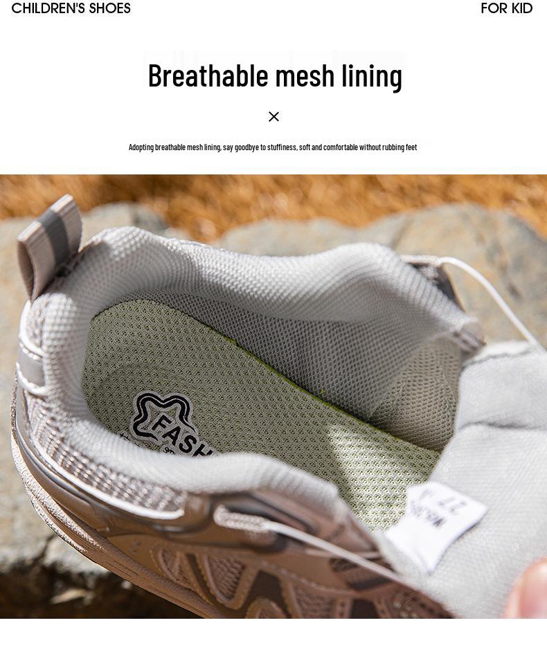 2025 Kids' Fall Sports Shoes: Boys' & Girls' Low-Top Non-Slip Running Shoes with Rotating Button - Fashionable & Versatile