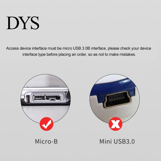 USB 3.0 A to Micro B Male Adapter Converter Cable for SSD HDD Mobile Hard Disk