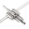 30?300mm Adjustable Silver Circle Hole Saw Drill Bit Set DIY Woodworking Tool