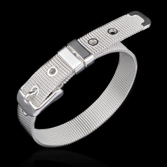 Women Fashion Mesh Band Bangle Cuff Bracelet Jewelry ADM