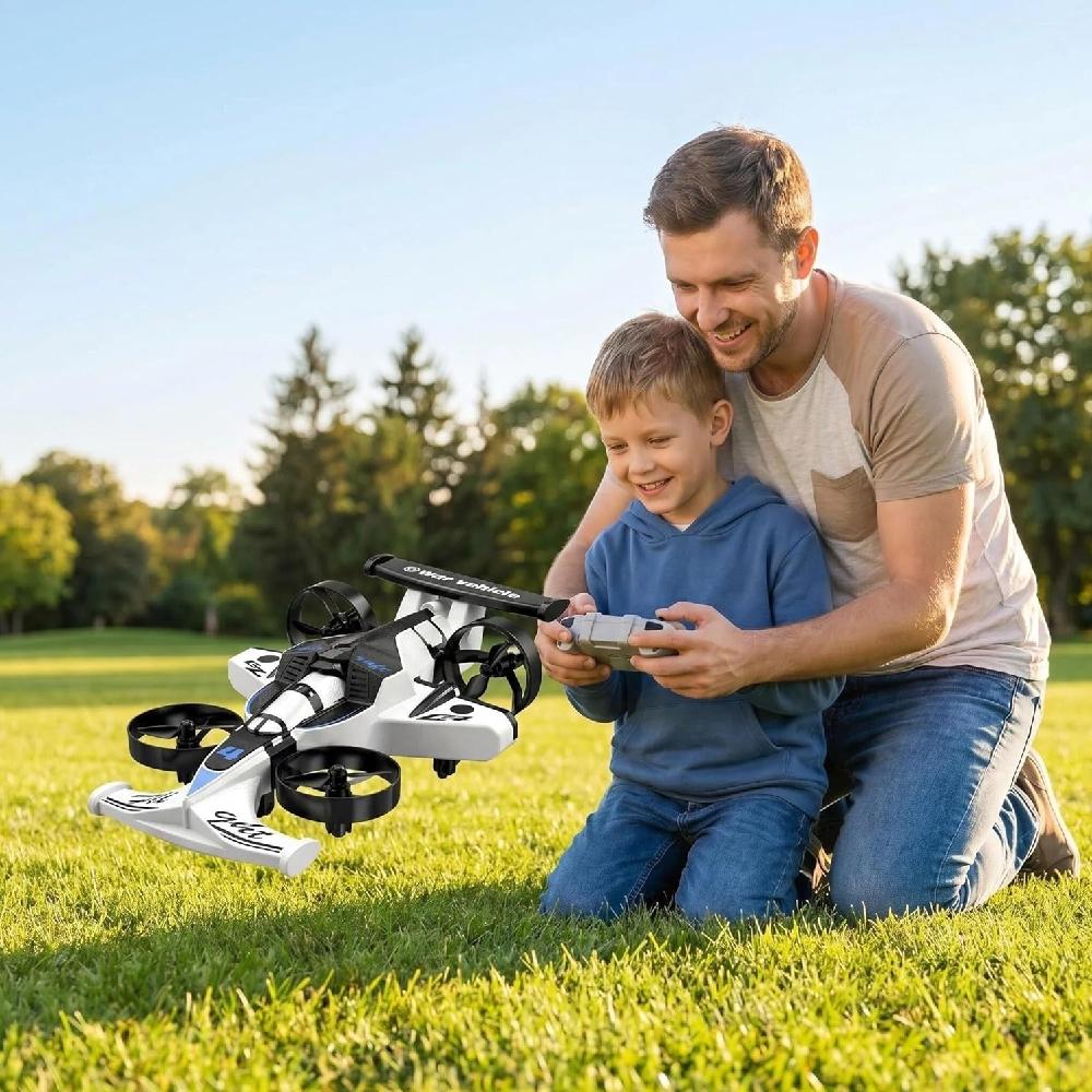 1SET  Remote Control Car and RC Plane Stunt Drone RC Drift Car Anti Collision Drift Drones Flying Drone for Kids Remote Control