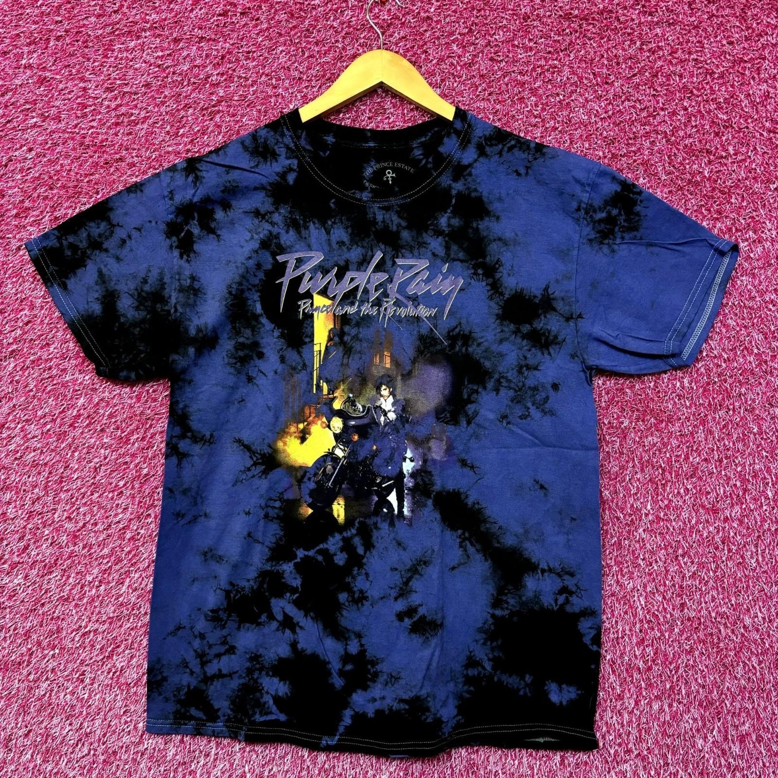Prince and the Revolution Purple Rain Soul Rock Tie Dye L XXL