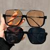 5PCS Retro Metal square frame sunglasses Women/Men vintage Oversized shades sun glasses