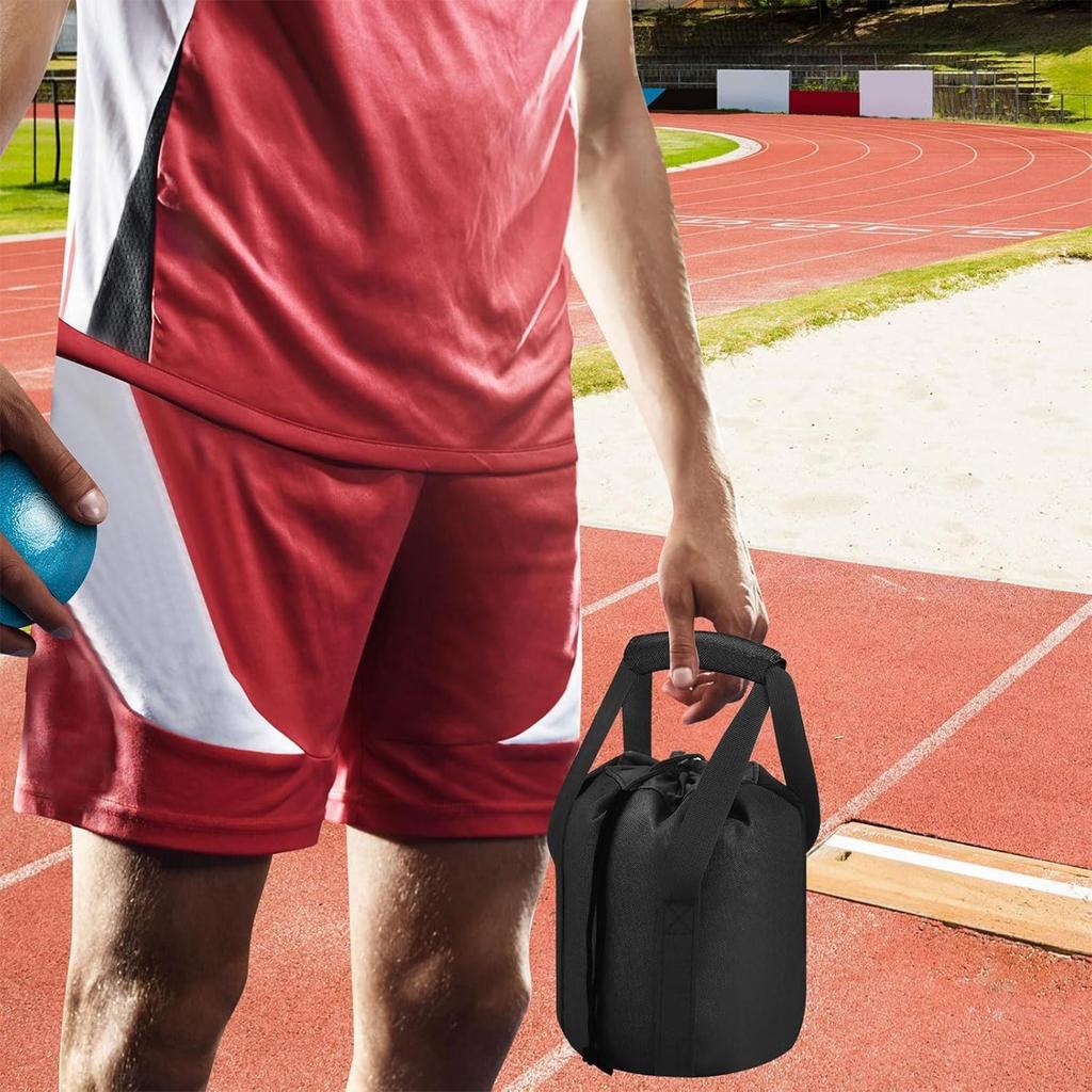 shot put carrying bag with handles and foam padding Heavy Duty Shot Put Ball Storage Carry Case for Training Practices