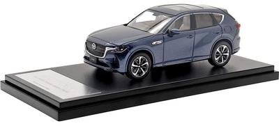 INTERALLIED Hi Story Mazda Premium Modern Deep Crystal Blue Mica Finished Product 1/43 CX-60 XD-HYBRID (2022)