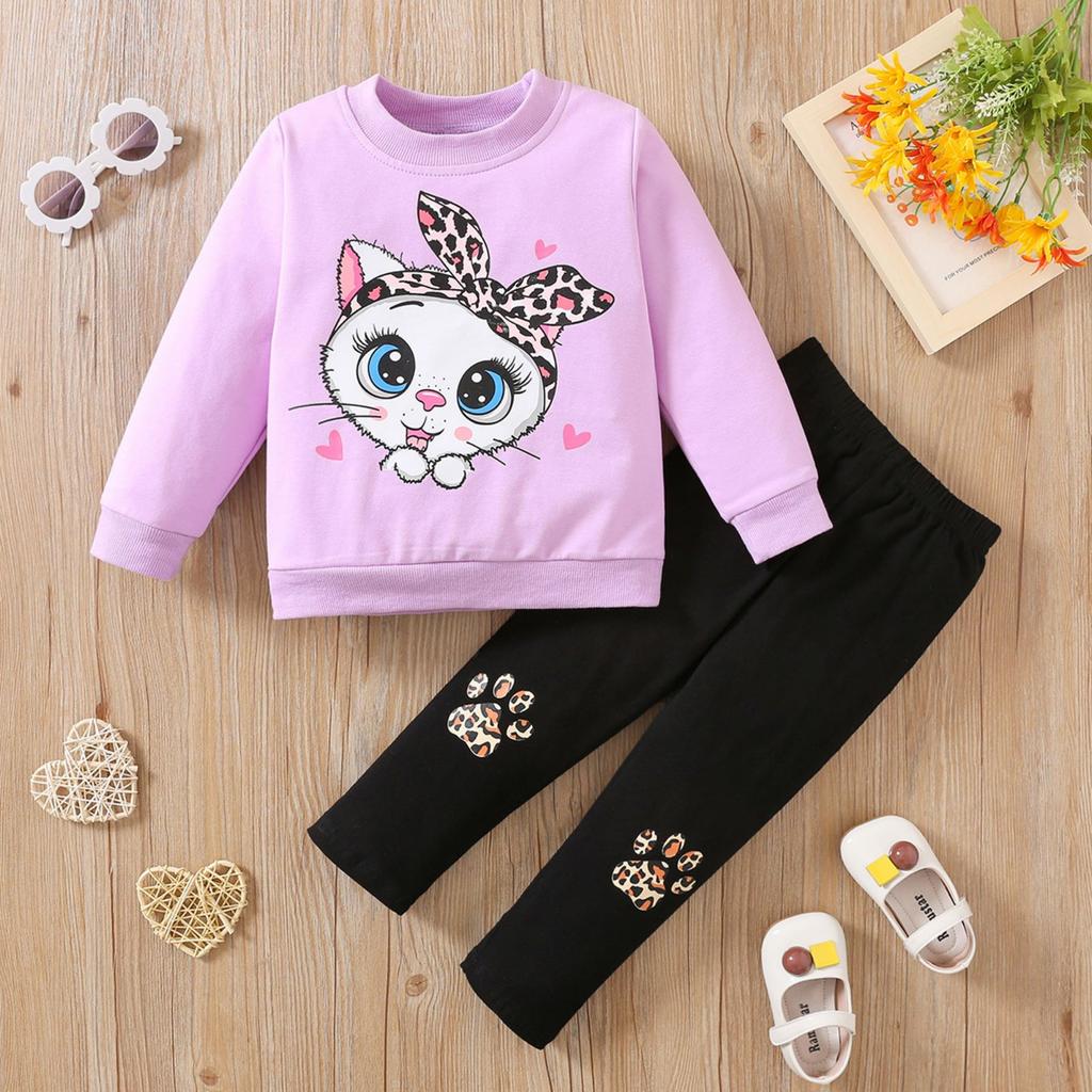 Minimalist Sweet Girls' Toddler Long-Sleeve Dress