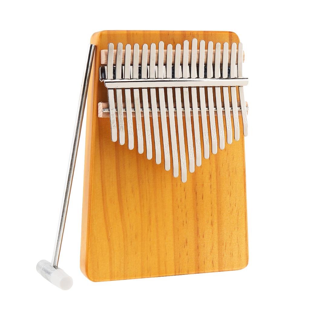 17 Tasten Daumenklavier Kalimba Single Board Pine Mbira Mini Keyboard Instrument 6 optional