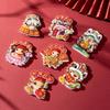 1/4pcs Resin Spring Festival Couplet Cute Fridge Magnets  Locker Cabinet