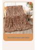 Tuscany Faux Rabbit Fur Bubble Fleece Blanket - Cozy Winter & Summer Sofa Throw