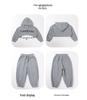 Girls' 2025 Trendy Autumn Sportswear: Three-Piece Hooded Sweatshirt Set