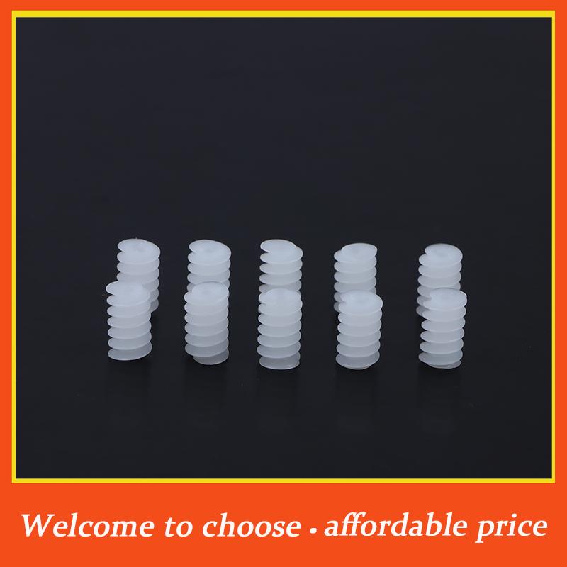 VP 10pcs/lot new rubber White Right Hand Plastic 6*10 (2A) Worm Turbine 0.5 Module Reduction Gears DIY Model Parts