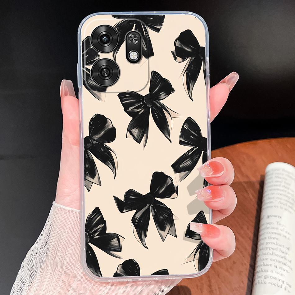 Phone Case For Honor Play 60A 5G Case Little Pig Phone Cover For Honor Play60A Soft Transparent Silicone Anti Drop TPU Slim Capa